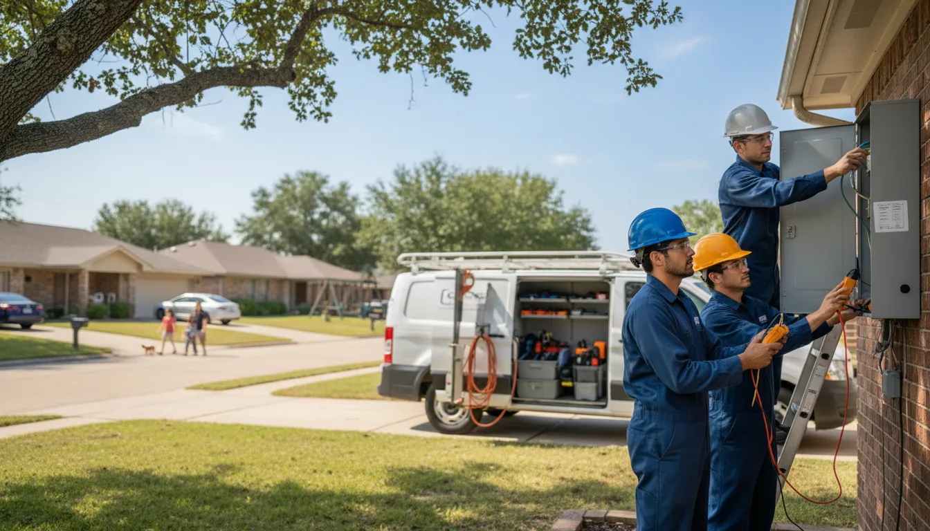 Certified electrician providing emergency electrical services in Monroeville, OH